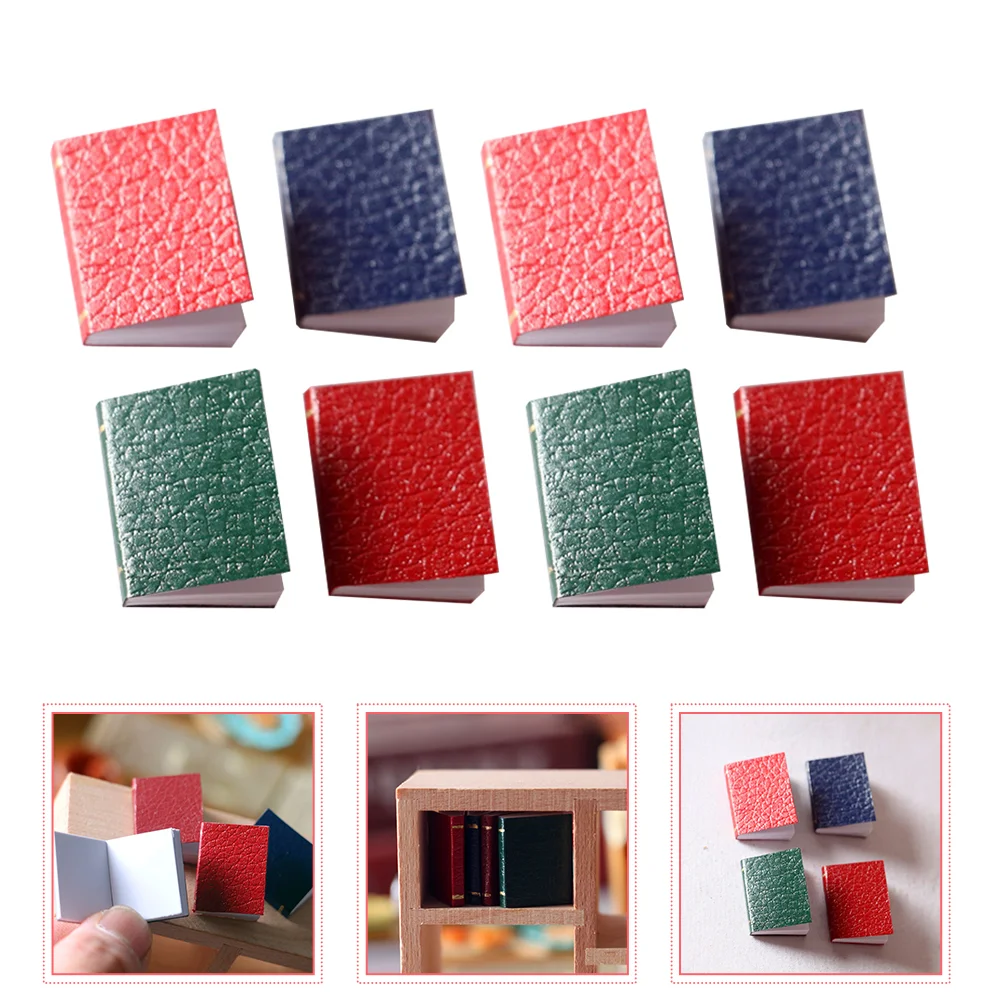 8 Pcs Miniature Book Decors for House Safe Paper Material Kids Toy Photo Props Quality Mini House Accessories
8 Pcs Miniature Book Decors for House Safe Paper Material Kids Toy Photo Props Quality Mini House Accessories
