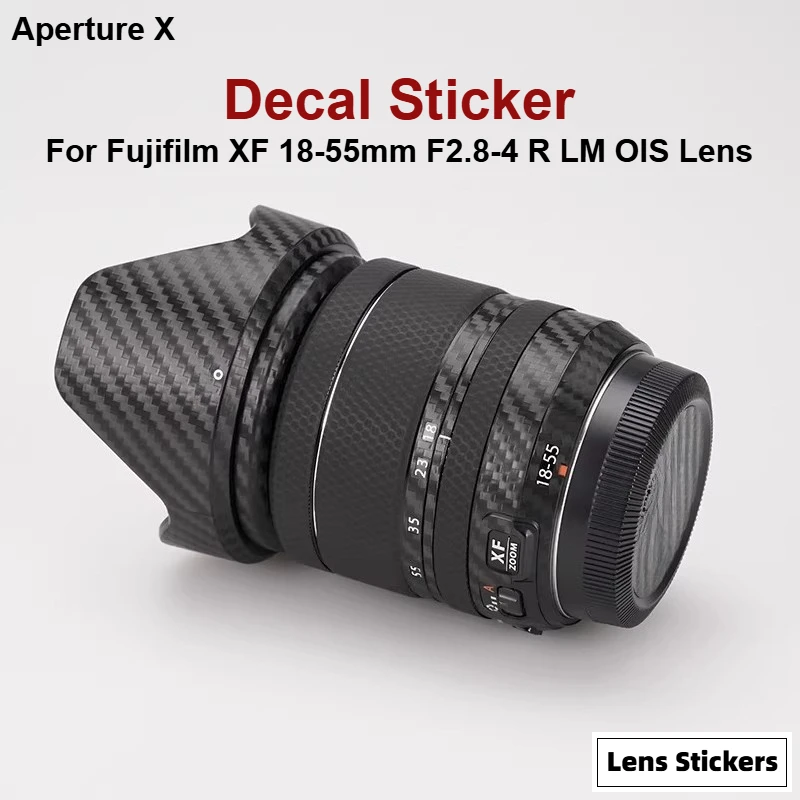 For Fuji XF18-55 / 1855 Lens Premium Decal Skin for Fujifilm XF 18-55mm F2.8-4 R LM OIS Lens Protector Cover Film Wrap Sticker
For Fuji XF18-55 / 1855 Lens Premium Decal Skin for Fujifilm XF 18-55mm F2.8-4 R LM OIS Lens Protector Cover Film Wrap Sticker
