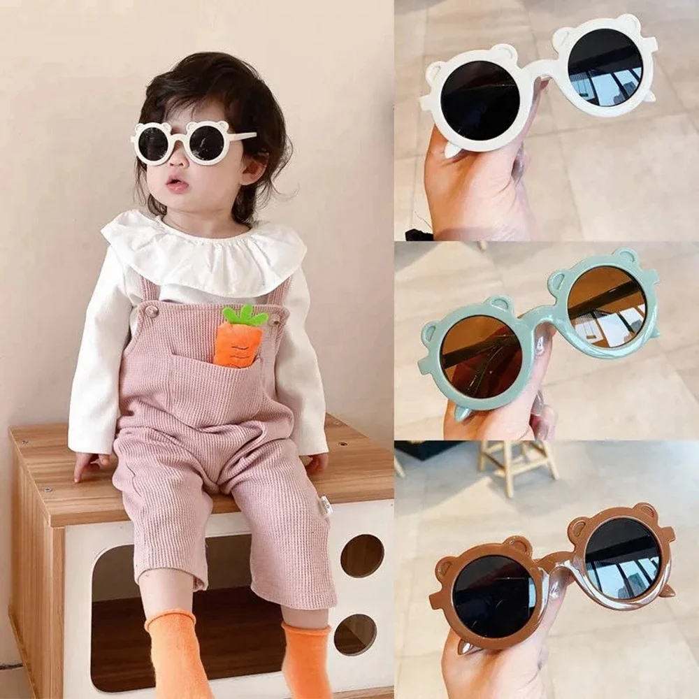 Children's Round Frame Bear Sunglasses Cute Candy Color Trend Children's Photography Glasses Children's Outdoor Sun Glasses
Children's Round Frame Bear Sunglasses Cute Candy Color Trend Children's Photography Glasses Children's Outdoor Sun Glasses