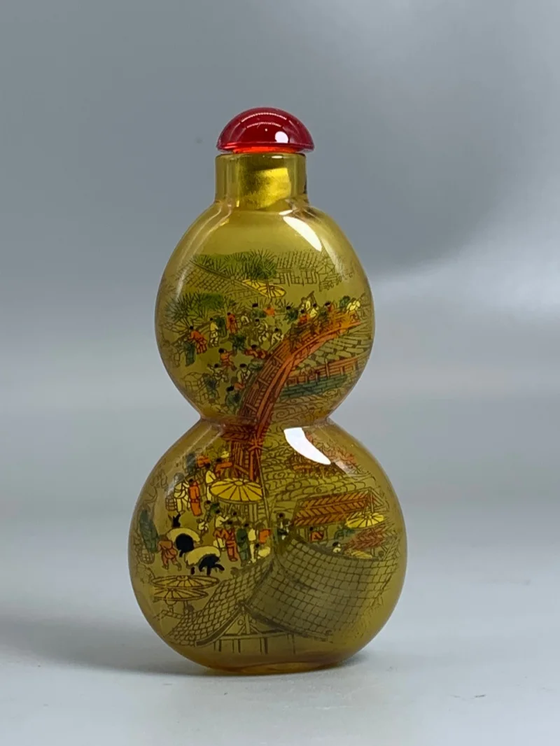 Handmade Painted Snuff Bottle Ornament Chinese Style Collectible Home Decor Gift Art Craft modern exquisite handicraft
Handmade Painted Snuff Bottle Ornament Chinese Style Collectible Home Decor Gift Art Craft modern exquisite handicraft