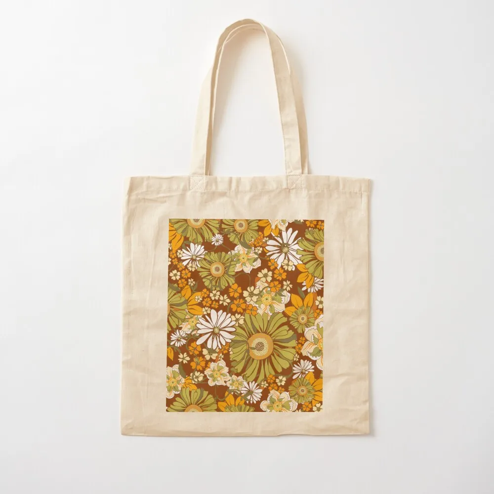 70s Retro Vintage Flower Power pattern boho, orange, brown, Tote Bag woman shopping bag Fabric bag Canvas Tote
70s Retro Vintage Flower Power pattern boho, orange, brown, Tote Bag woman shopping bag Fabric bag Canvas Tote