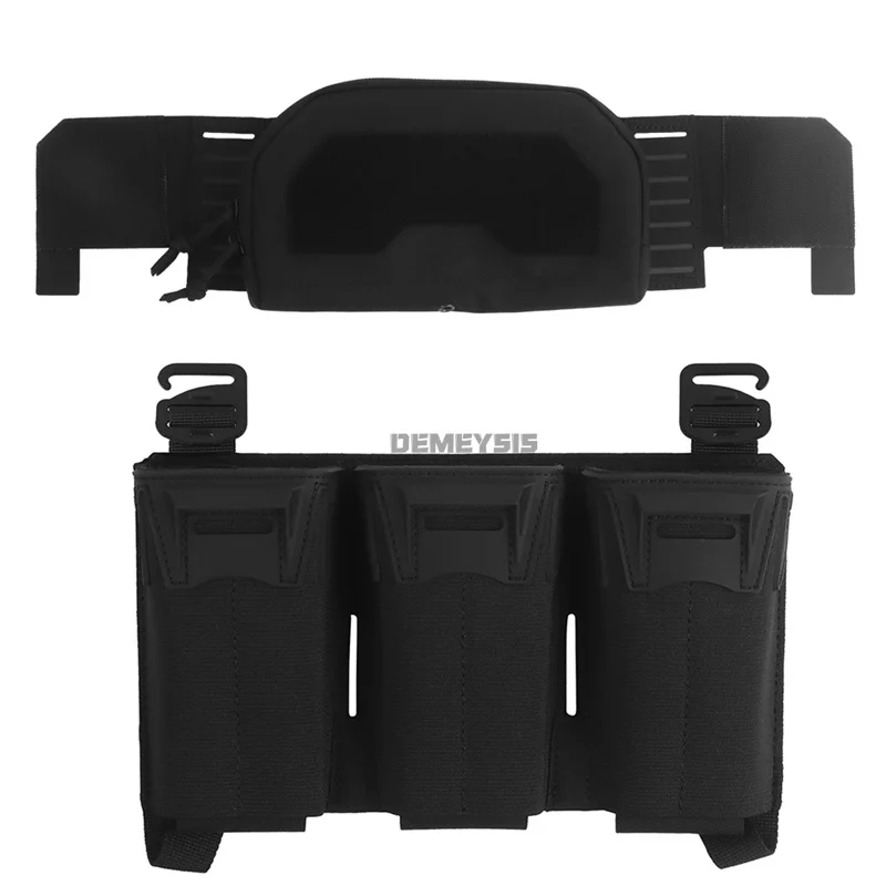 Tactical Multi-caliber Triple Magazine Pouch 2nd Layer Admin Bag for M4 556 Long 9mm Mag Aifsoft Plate Carrier Front Placard
Tactical Multi-caliber Triple Magazine Pouch 2nd Layer Admin Bag for M4 556 Long 9mm Mag Aifsoft Plate Carrier Front Placard