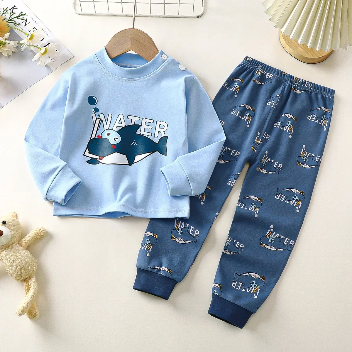 New Baby Boys Girls Warm Pajamas Newborn Cartoon T-Shirt Tops with Pants Toddler Autumn Underwear Sleepwear Kids Clothing Sets
New Baby Boys Girls Warm Pajamas Newborn Cartoon T-Shirt Tops with Pants Toddler Autumn Underwear Sleepwear Kids Clothing Sets