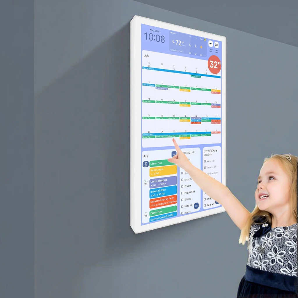 Android Electronic google Calendar 15.6 19 22 24 27 Inch Digital Wall Mount Calendar Display Touch Screen with Calendar
Android Electronic google Calendar 15.6 19 22 24 27 Inch Digital Wall Mount Calendar Display Touch Screen with Calendar