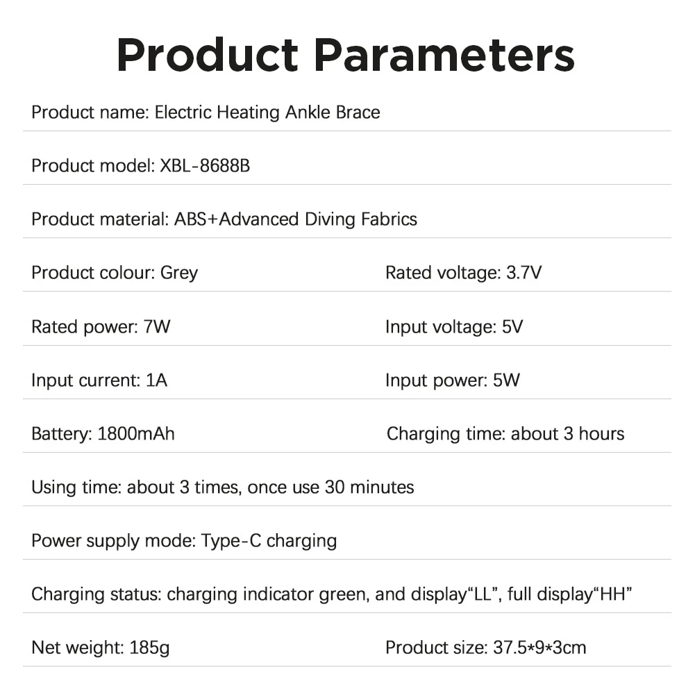 3-in-1 Rechargeable Ankle & Foot Massager 3 Vibration Mode Ankle Heat Wrap Foot Revive Massager for Pain Relief & Relaxation
3-in-1 Rechargeable Ankle & Foot Massager 3 Vibration Mode Ankle Heat Wrap Foot Revive Massager for Pain Relief & Relaxation