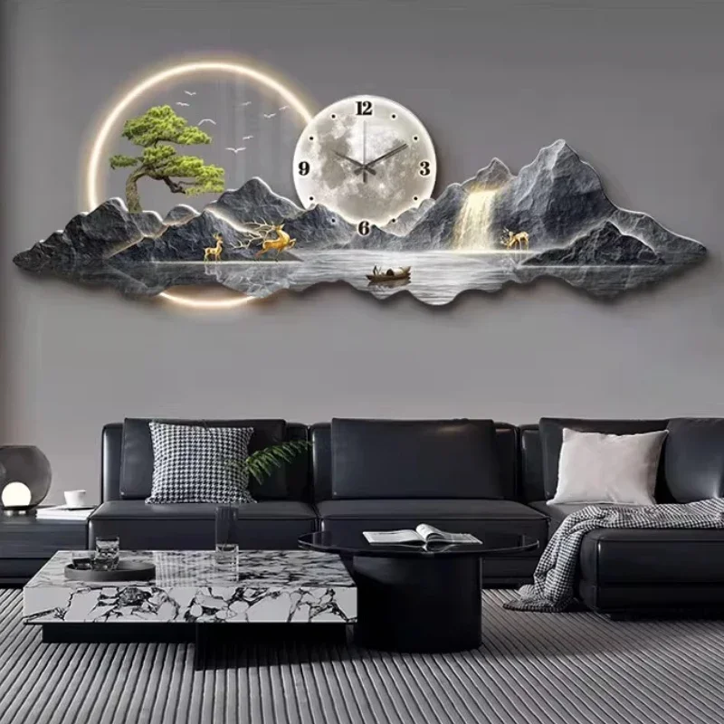 Living Room With Clock Decoration Watch Wall Clock With Plug And Light Room Decoration Home Decor Items Landscape Watch Watches
Living Room With Clock Decoration Watch Wall Clock With Plug And Light Room Decoration Home Decor Items Landscape Watch Watches