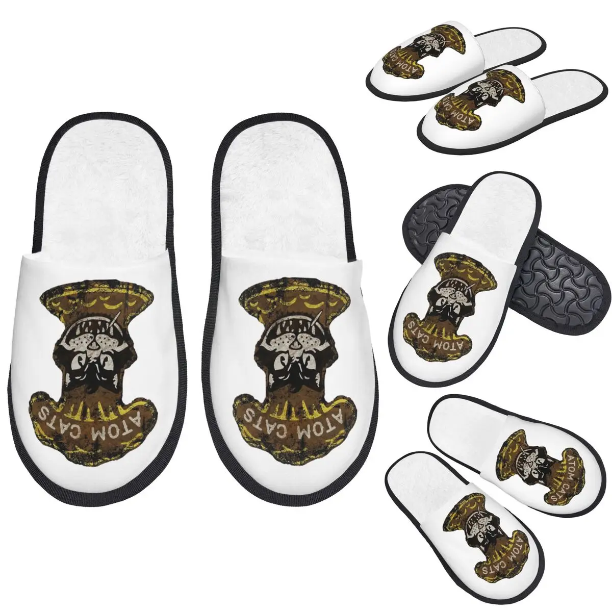 Тапочки Atom Cats на заказ, теплые мягкие женские домашние тапочки из пены с эффектом памяти, домашние пушистые туфли
Тапочки Atom Cats на заказ, теплые мягкие женские домашние тапочки из пены с эффектом памяти, домашние пушистые туфли