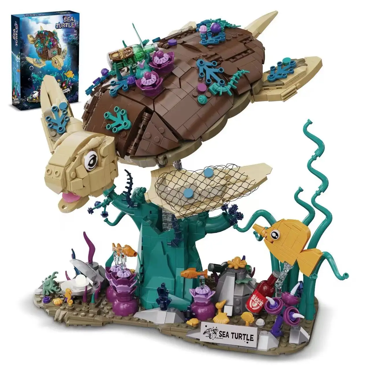 Marine Animal Model Toy Set 936Pcs Sea turtle Building Block Set creative building block toys perfect for children ages 8 and up
Marine Animal Model Toy Set 936Pcs Sea turtle Building Block Set creative building block toys perfect for children ages 8 and up