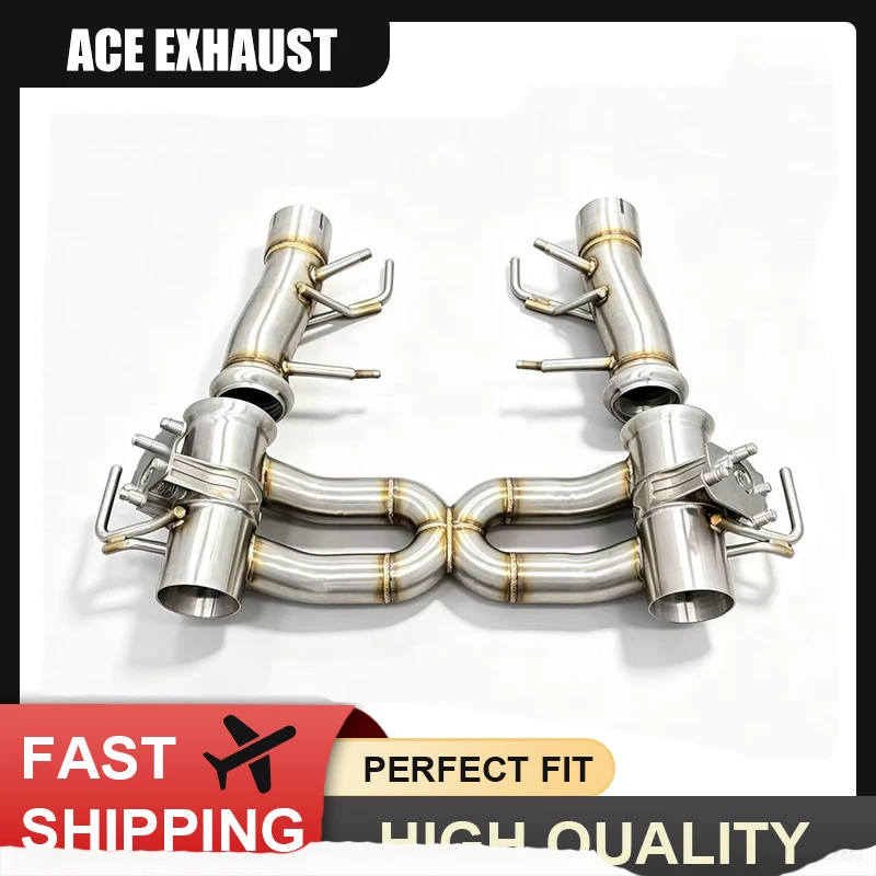 Выхлопная система Rytan Performance Valvetronic с клапанами, из нержавеющей стали 304, Catback и Downpipe для Ferrari SF90, передняя труба
Выхлопная система Rytan Performance Valvetronic с клапанами, из нержавеющей стали 304, Catback и Downpipe для Ferrari SF90, передняя труба