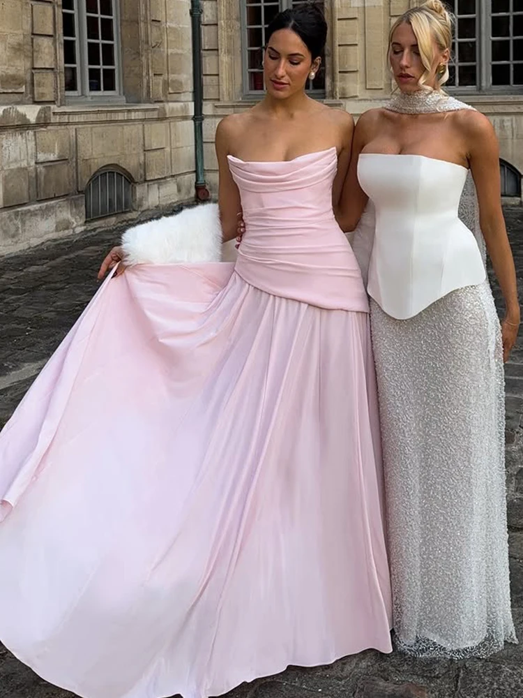 Whatiwear Wedding Party Solid Scarf+Maxi Dress Women Low-Neck Folds Sleeveless Skinny Vacation Matching Elegant Summer Suit
Whatiwear Wedding Party Solid Scarf+Maxi Dress Women Low-Neck Folds Sleeveless Skinny Vacation Matching Elegant Summer Suit