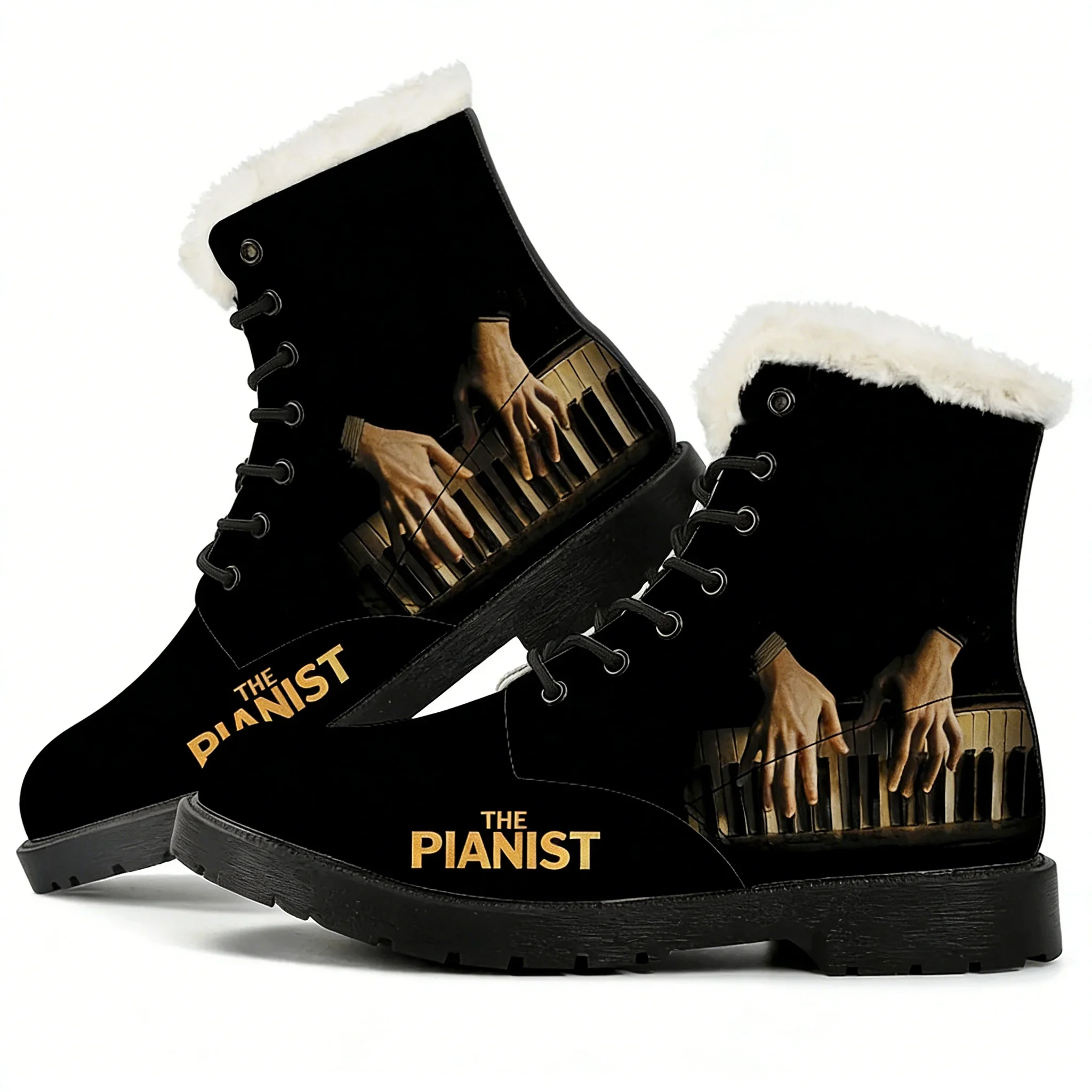 The Pianist Plush Boot Men Women Teenager Casual Shoe Outdoor Warm Boot High Quality Personalized Fashion Pattern Custom Shoes
The Pianist Plush Boot Men Women Teenager Casual Shoe Outdoor Warm Boot High Quality Personalized Fashion Pattern Custom Shoes