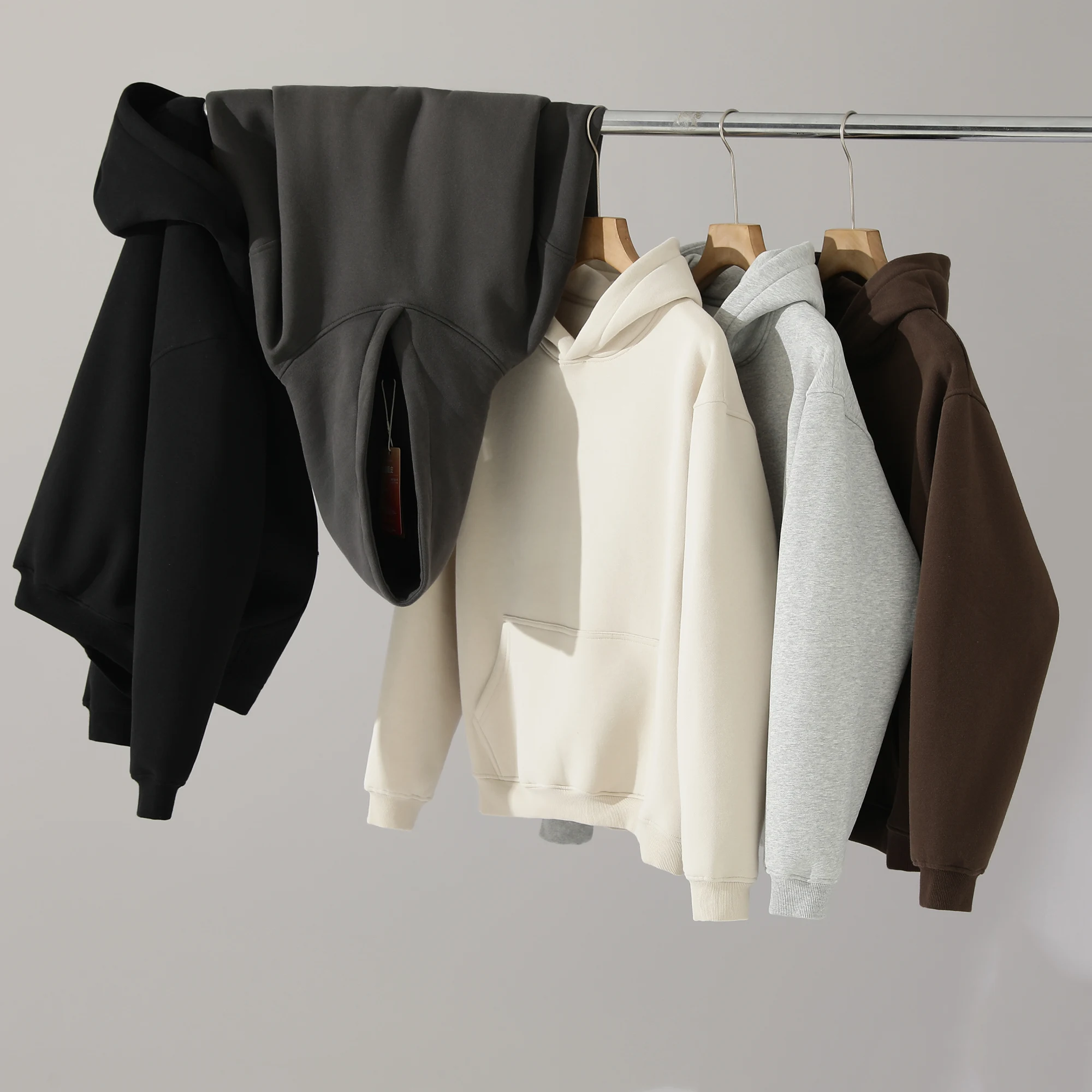 Thiened 380g Fce Lined Hoodie ex Autumn Winter Warm Casual Outerwear Long Sve Stand Fit Breathable And Sli
Thiened 380g Fce Lined Hoodie ex Autumn Winter Warm Casual Outerwear Long Sve Stand Fit Breathable And Sli