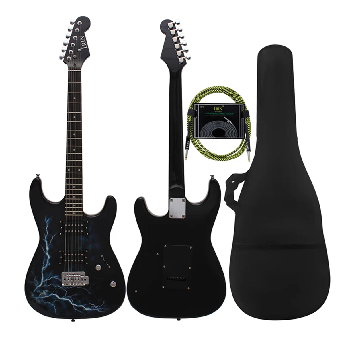 IRIN ST-750 Lightning Guitar 39 Inch 21 Frets Rosewood Electric Guitar 6 Strings Guittar with Bag Picks Strap Parts
IRIN ST-750 Lightning Guitar 39 Inch 21 Frets Rosewood Electric Guitar 6 Strings Guittar with Bag Picks Strap Parts