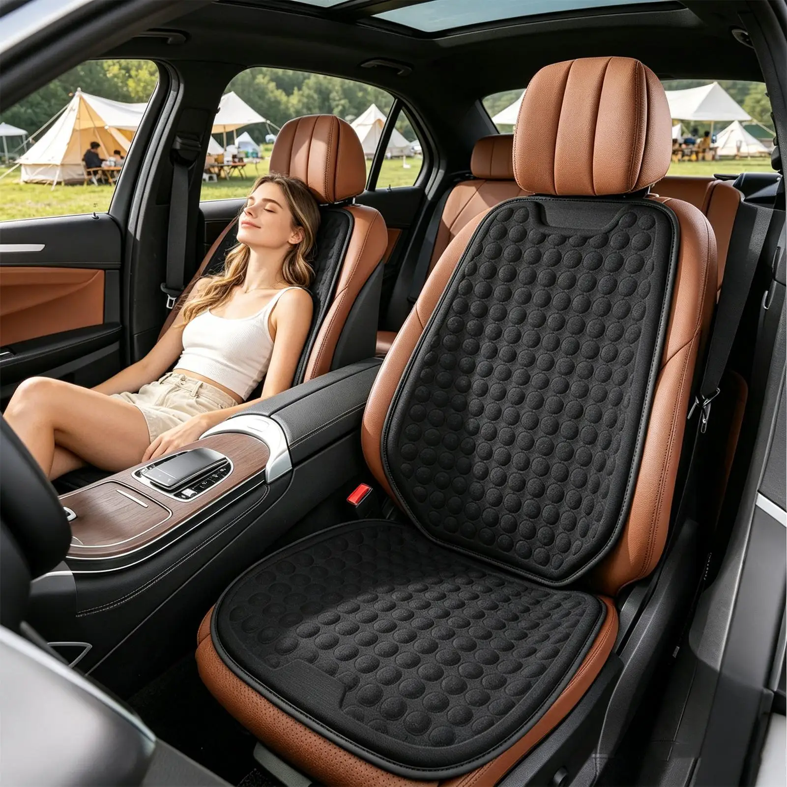 Cooling Car Seat Covers Universal Breathable With Backrest Ventilated Seat Cushion For Home Office Working Hot Weather Summer
Cooling Car Seat Covers Universal Breathable With Backrest Ventilated Seat Cushion For Home Office Working Hot Weather Summer