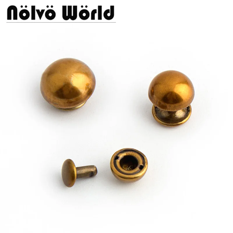 10-50-200pcs 8-10-12mm Metal Double Cap Dome Rivet Leather Belt Wallet Bag Shoe Clothes Decorative DIY Nailhead Dome Stud
10-50-200pcs 8-10-12mm Metal Double Cap Dome Rivet Leather Belt Wallet Bag Shoe Clothes Decorative DIY Nailhead Dome Stud