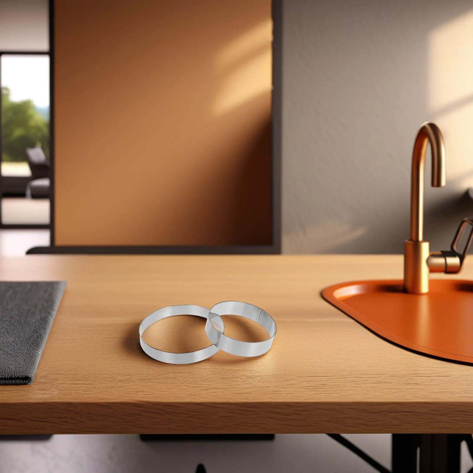 2Pcs Stainless Steel Round Cake Rings Cutters for Baking Desserts Mousse Pastry Tools Cookie Molds Cake Ring Cutter
2Pcs Stainless Steel Round Cake Rings Cutters for Baking Desserts Mousse Pastry Tools Cookie Molds Cake Ring Cutter