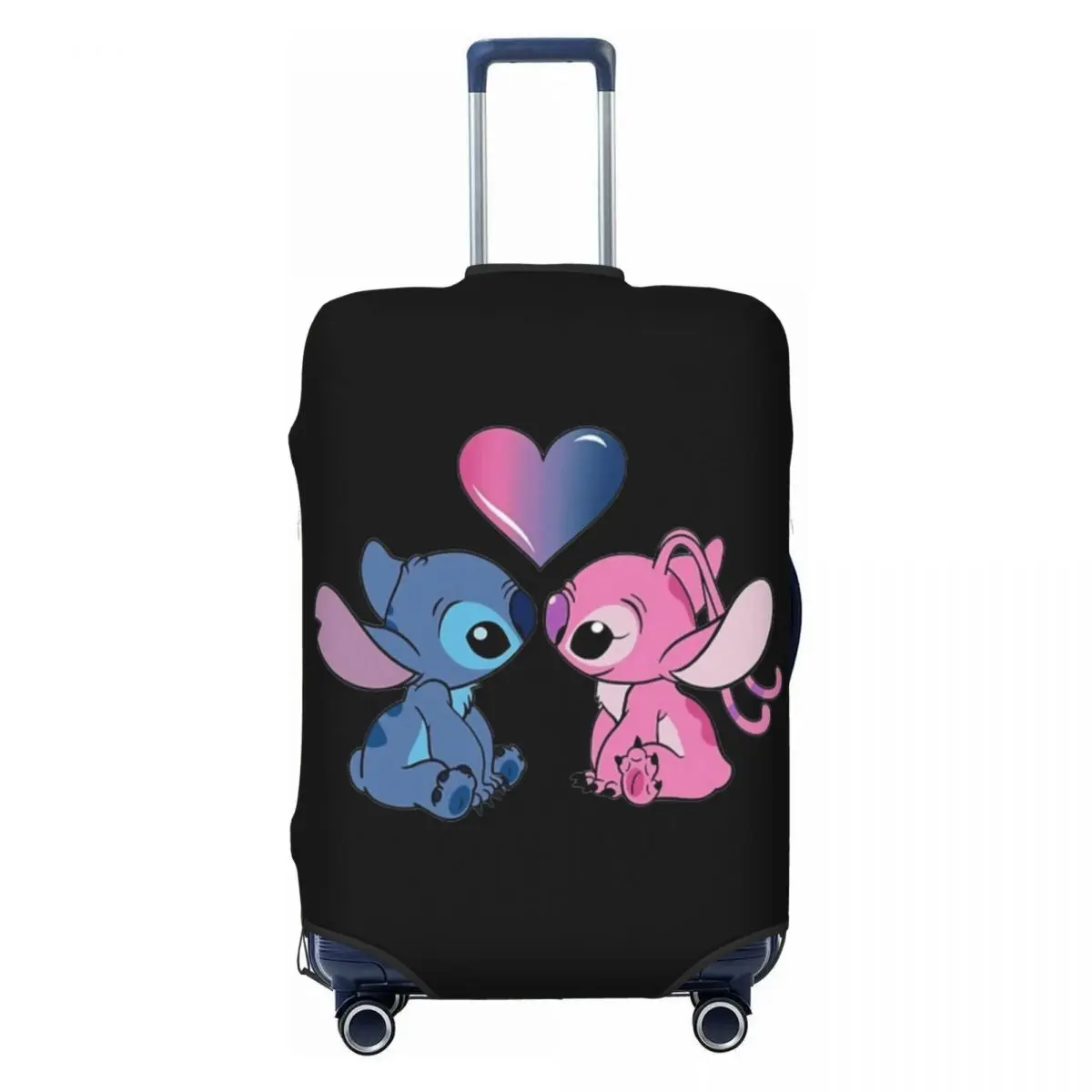 Custom Stitch Lilo Angel Heart Kisses Travel Luggage Cover Elastic Suitcase Cover Protector Fit 18-32 Inch
Custom Stitch Lilo Angel Heart Kisses Travel Luggage Cover Elastic Suitcase Cover Protector Fit 18-32 Inch