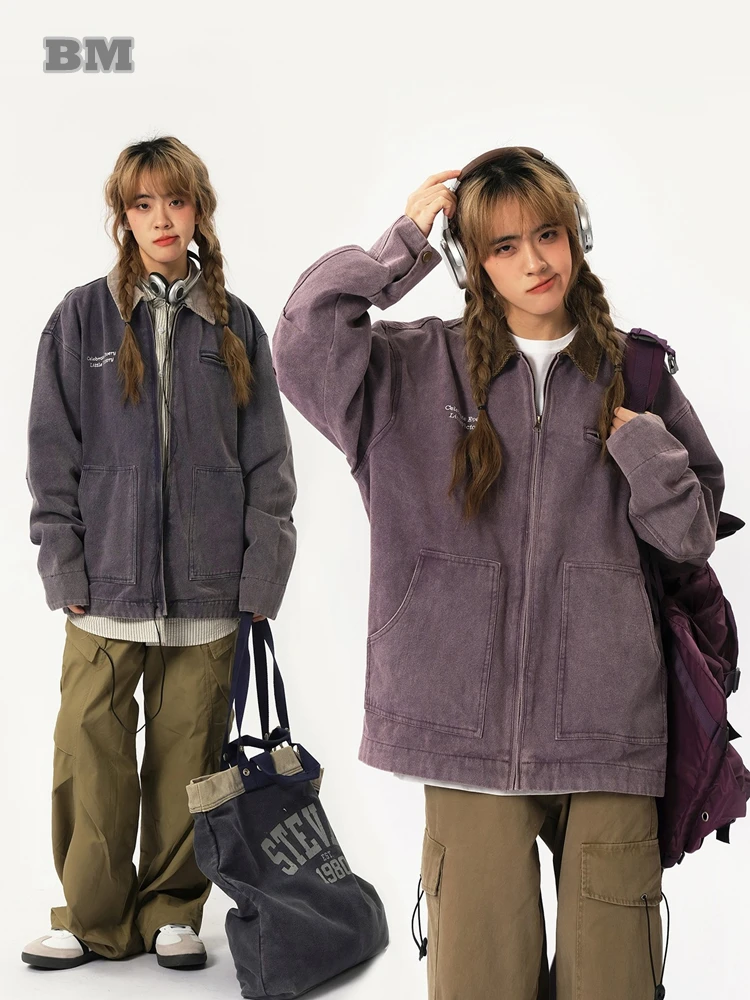 Spring High Quality Vintage Jacket Men Women Clothing Japanese Streetwear Couple Cargo Jacket Harajuku Fashion Casual Coat
Spring High Quality Vintage Jacket Men Women Clothing Japanese Streetwear Couple Cargo Jacket Harajuku Fashion Casual Coat