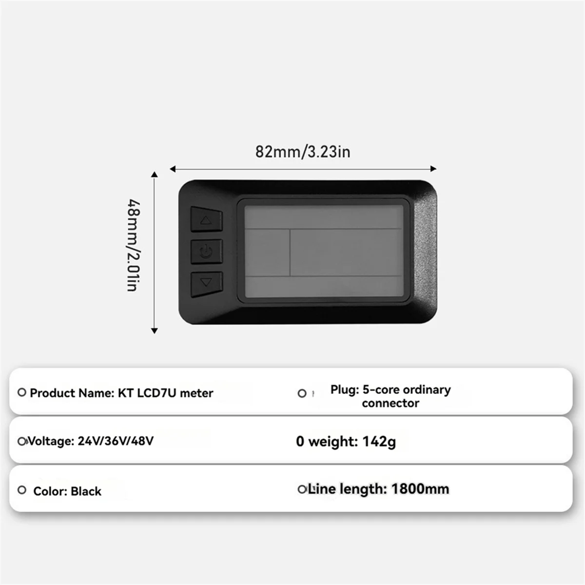 T34C Дисплей для электрического велосипеда KT LCD7U KT-LCD7U Компьютер с ЖК-дисплеем и USB-интерфейсом Водонепроницаемый разъем
T34C Дисплей для электрического велосипеда KT LCD7U KT-LCD7U Компьютер с ЖК-дисплеем и USB-интерфейсом Водонепроницаемый разъем