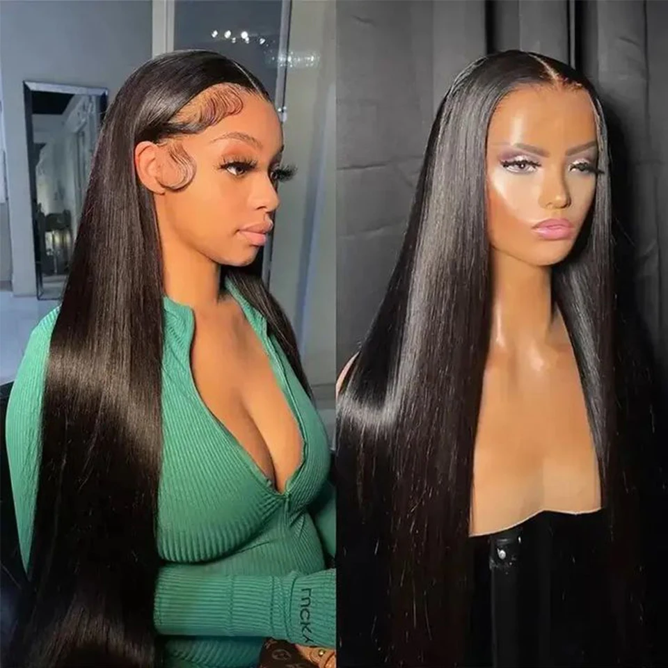 30 Inch Straight HD Lace Front Wigs Human Hair 13x4 Glueless Preplucked Natural Black Remy Brazilian Hair Wigs With Baby Hair
30 Inch Straight HD Lace Front Wigs Human Hair 13x4 Glueless Preplucked Natural Black Remy Brazilian Hair Wigs With Baby Hair