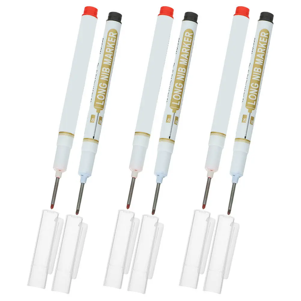 Набор из 6 маркеров для деревообработки с длинным наконечником, маслостойкими чернилами, для четкой разметки на твердых поверхностях на строительных площадках
Набор из 6 маркеров для деревообработки с длинным наконечником, маслостойкими чернилами, для четкой разметки на твердых поверхностях на строительных площадках