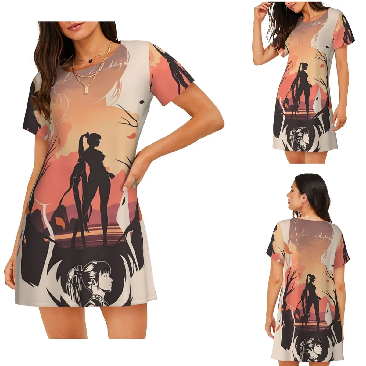 Custom Eve Defense Force Short Sleeves Nightdress For Sleeping Sleepshirts Women Short Sleeve Nightgowns Soft Pajama Dress
Custom Eve Defense Force Short Sleeves Nightdress For Sleeping Sleepshirts Women Short Sleeve Nightgowns Soft Pajama Dress