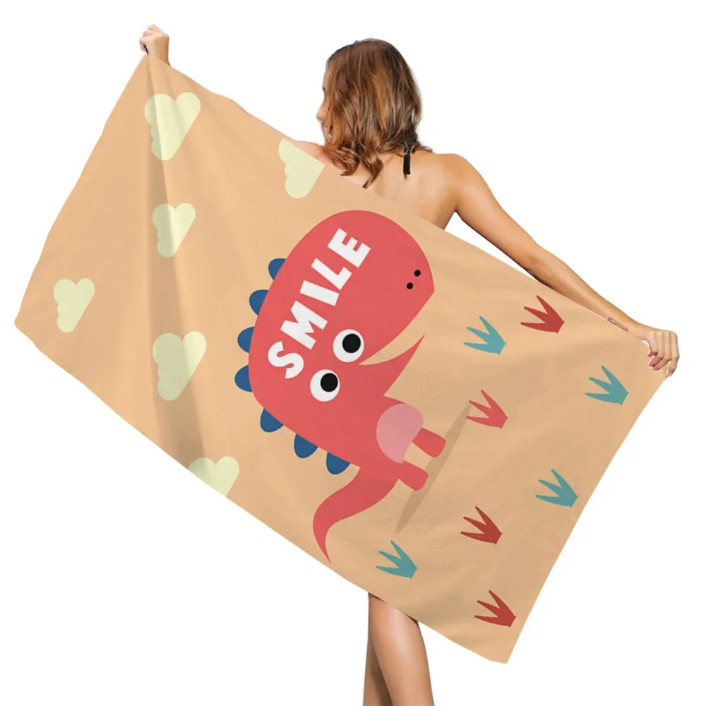 Cartoon Dinosaur Printed Beach Towel Microfiber Quick Dry Portable Towel Home Decor Picnic Camping Travel Yoga Gym for Women Kid
Cartoon Dinosaur Printed Beach Towel Microfiber Quick Dry Portable Towel Home Decor Picnic Camping Travel Yoga Gym for Women Kid