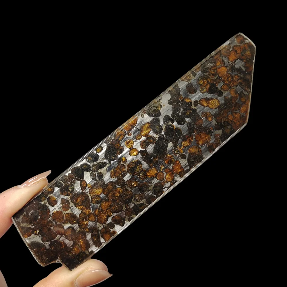 55.5g Sericho Pallastie meteorite slice Olivine Meteorite Natural Specimen Meteorite material Collection - from Kenya -QA412
55.5g Sericho Pallastie meteorite slice Olivine Meteorite Natural Specimen Meteorite material Collection - from Kenya -QA412