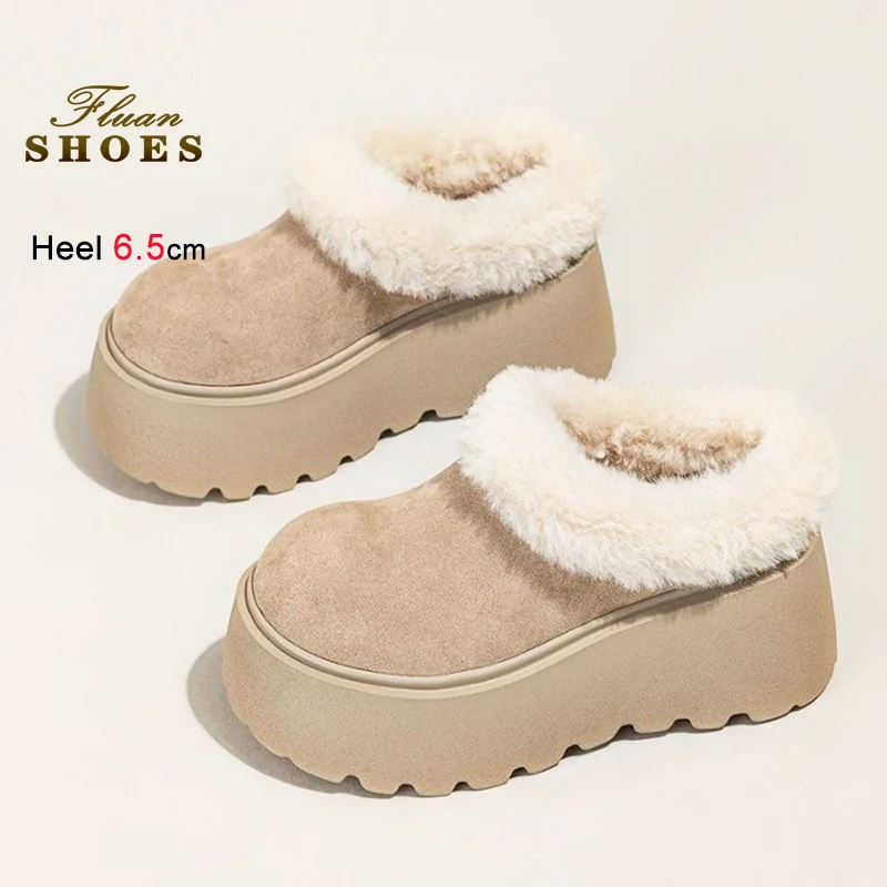 Уличные тапочки на толстой подошве, женские тапочки на массивном каблуке 6,5 см, пушистые зимние домашние полутапочки, новинка 2025, плюшевая женская домашняя обувь
Уличные тапочки на толстой подошве, женские тапочки на массивном каблуке 6,5 см, пушистые зимние домашние полутапочки, новинка 2025, плюшевая женская домашняя обувь
