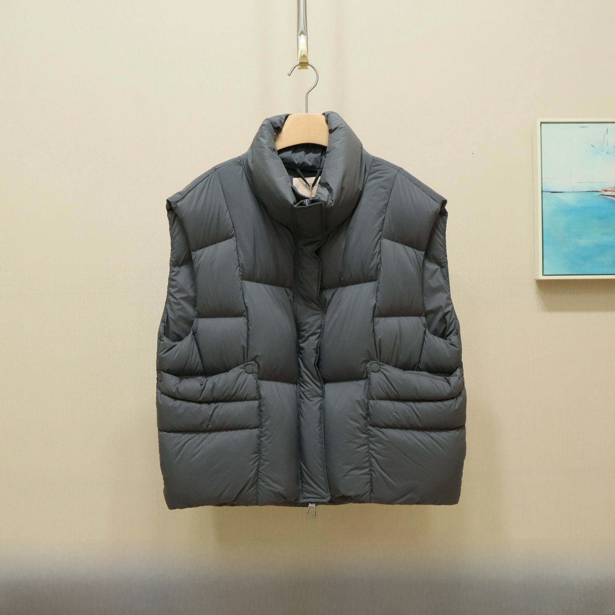 Winter Warm Du down Vest Y.Sing Faion Ladies' Commuter Sle Straight Cut Zipper Closure Color No Sve Stand Collar
Winter Warm Du down Vest Y.Sing Faion Ladies' Commuter Sle Straight Cut Zipper Closure Color No Sve Stand Collar