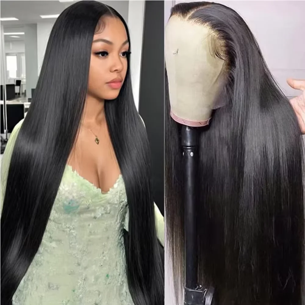 Human Hair 13x4 13x6 HD Transparent Lace Full Frontal Wig Natural Black Hair 5x5 Straight Wigs 360 Lace Front Wigs 220% Density
Human Hair 13x4 13x6 HD Transparent Lace Full Frontal Wig Natural Black Hair 5x5 Straight Wigs 360 Lace Front Wigs 220% Density