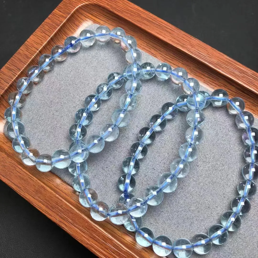 Unit One Bracelet Popular Sale 7mm To 7.5mm Natural Blue Topaz Crystal Healing Gradient Bead Bracelet Special For Jewelry Gift
Unit One Bracelet Popular Sale 7mm To 7.5mm Natural Blue Topaz Crystal Healing Gradient Bead Bracelet Special For Jewelry Gift