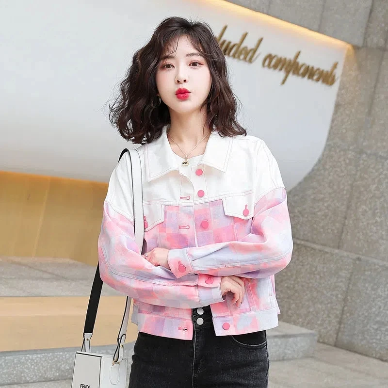 Denim Jacket Women New Spring Autumn New Female Short White Denim Jacket Ladies Korean Fashion Cowboy Coat
Denim Jacket Women New Spring Autumn New Female Short White Denim Jacket Ladies Korean Fashion Cowboy Coat