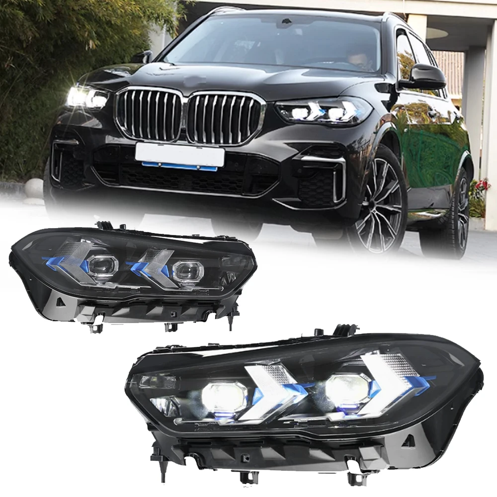Стайлинговые светодиодные фары для BMW X5 G05 19-22 новый стиль, полностью светодиодные DRL, автомобильные фары в сборе, сигнальные автоаксессуары, модифицированная лампа
Стайлинговые светодиодные фары для BMW X5 G05 19-22 новый стиль, полностью светодиодные DRL, автомобильные фары в сборе, сигнальные автоаксессуары, модифицированная лампа