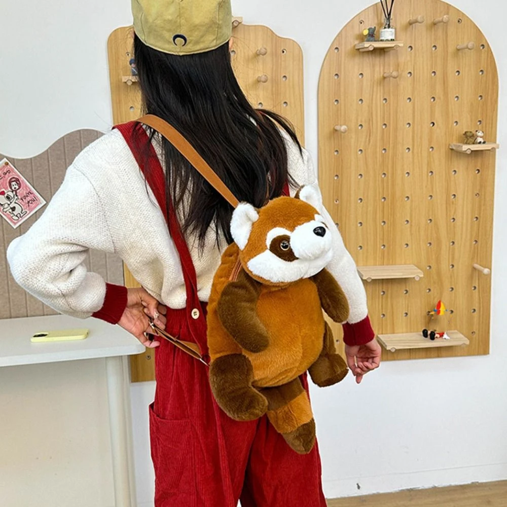 Кавайный плюшевый рюкзак с пандой, маленький енот, мягкая игрушка, сумка на плечо с животными, мягкая коричневая детская школьная сумка, подарки на день рождения
Кавайный плюшевый рюкзак с пандой, маленький енот, мягкая игрушка, сумка на плечо с животными, мягкая коричневая детская школьная сумка, подарки на день рождения