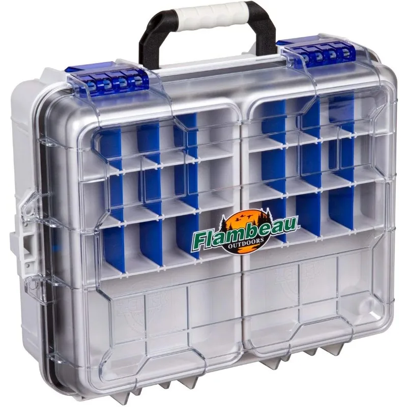 Fishing Waterproof Shoulder Bag Portable Waterproof Tool Box with Tray, Grey/Transparent
Fishing Waterproof Shoulder Bag Portable Waterproof Tool Box with Tray, Grey/Transparent
