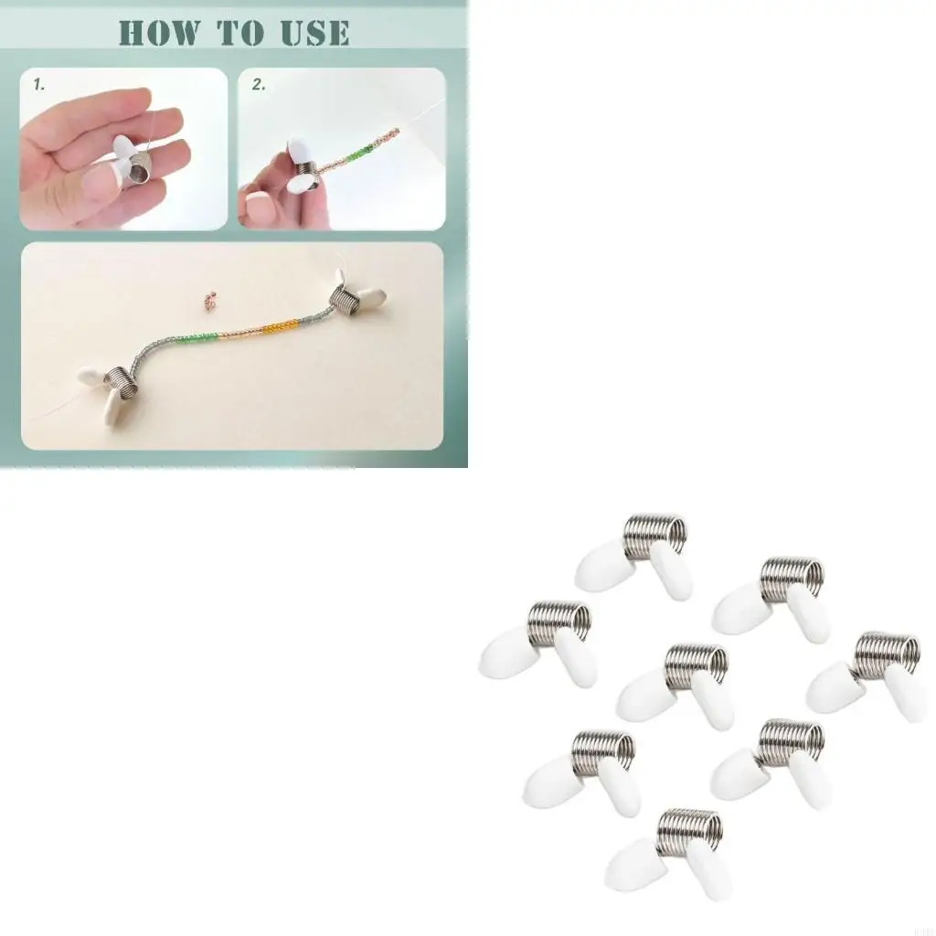 R3MC Handy Bead stopping 8Pcs/4Pcs Bead Wire Ends Set for Jewelry Making Creative Bead Line End to Prevent Beads from Falling
R3MC Handy Bead stopping 8Pcs/4Pcs Bead Wire Ends Set for Jewelry Making Creative Bead Line End to Prevent Beads from Falling