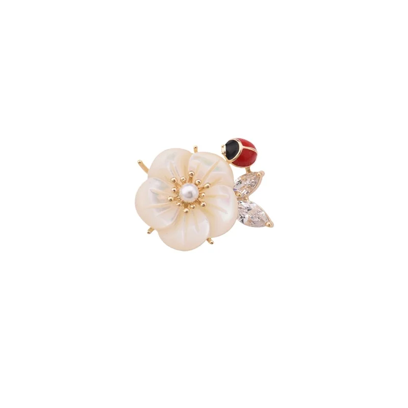 Natural Shell Flower Small Brooch Light Luxury All-Matching Clothes Neckline Fixing Pin Cute Shirt Anti-Exposure Buckle Jewelry
Natural Shell Flower Small Brooch Light Luxury All-Matching Clothes Neckline Fixing Pin Cute Shirt Anti-Exposure Buckle Jewelry