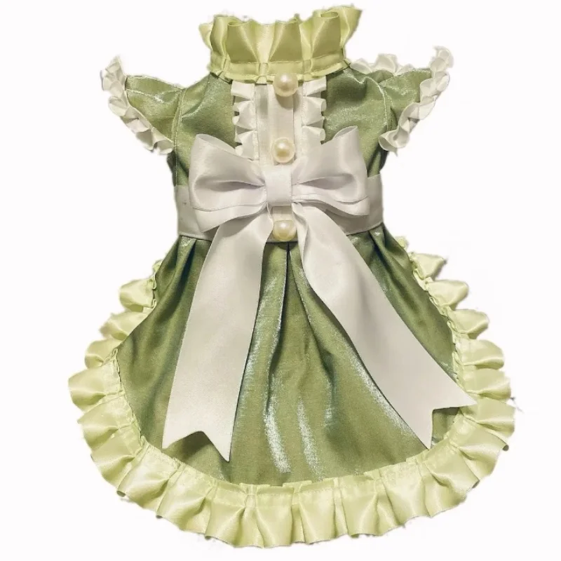 Spring Autumn Puppy Thin Ruffled Bow Tie Clothes Pet Cat Dress French Fighting Dog corgi Bears Yorkshire Girls Dress
Spring Autumn Puppy Thin Ruffled Bow Tie Clothes Pet Cat Dress French Fighting Dog corgi Bears Yorkshire Girls Dress