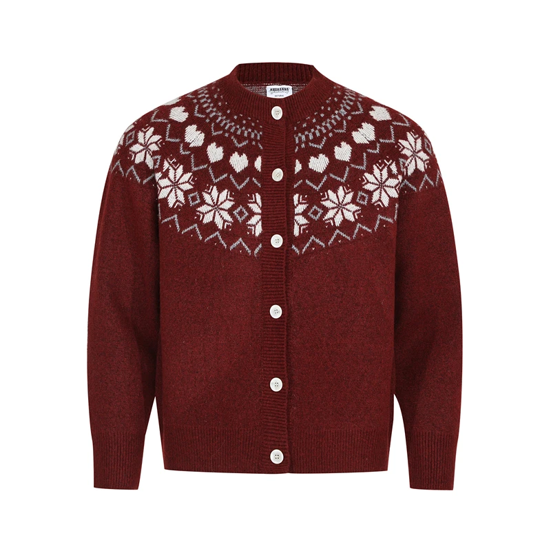 Мужской вязаный кардиган GXFortune в американском ретро-стиле с узором Fair Isle, свободный повседневный свитер-жакет из мягкого акрила с узором «Снежинки»
Мужской вязаный кардиган GXFortune в американском ретро-стиле с узором Fair Isle, свободный повседневный свитер-жакет из мягкого акрила с узором «Снежинки»