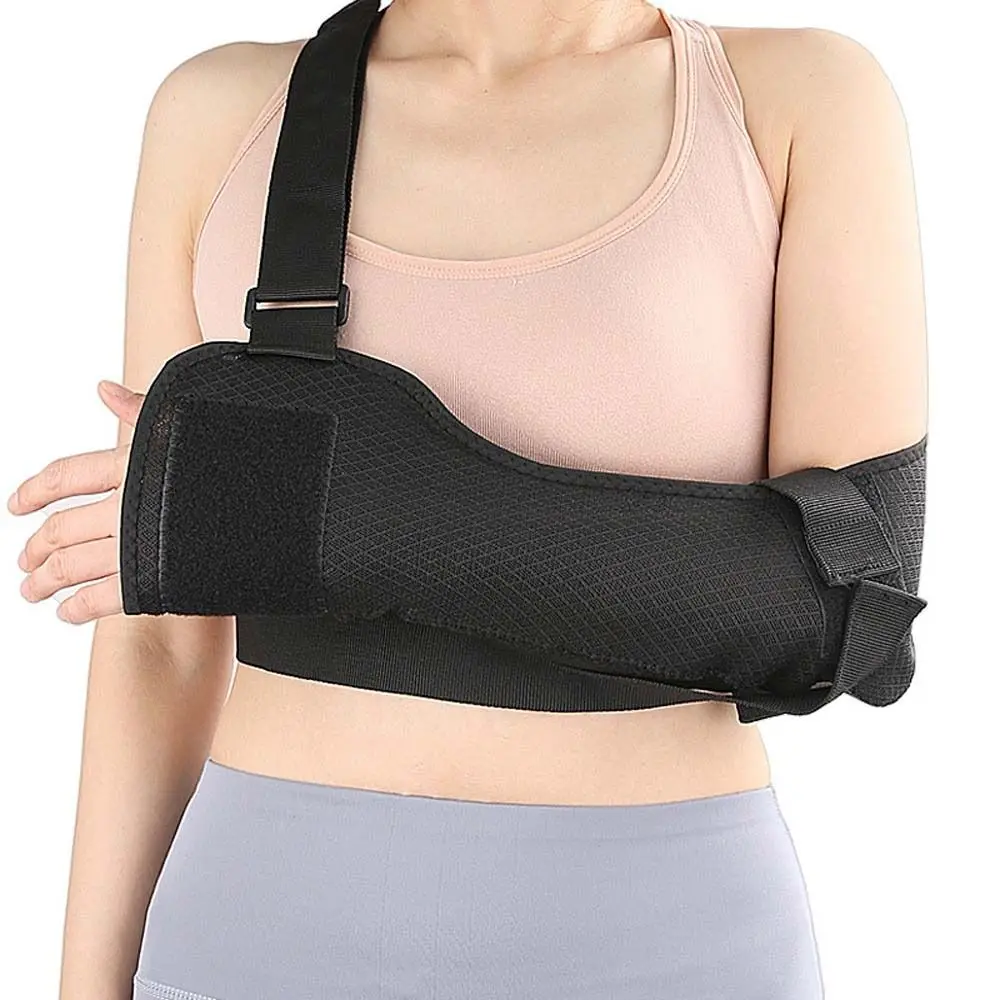 Breathable Rotator Cuff Shoulder Arm Sling Wrist Forearm Shoulder Immobiliser Dislocated Arm Black Shoulder Support Strap Adult
Breathable Rotator Cuff Shoulder Arm Sling Wrist Forearm Shoulder Immobiliser Dislocated Arm Black Shoulder Support Strap Adult