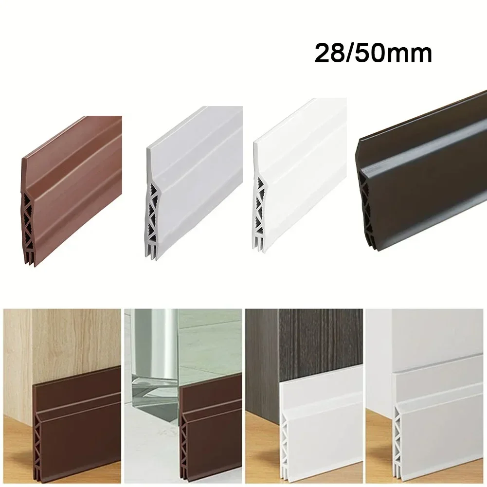100CM Door Sealing Strips Plastic Waterproof With-Adhesive Solid Color Door Bottom Seal For Soundproof Insect And Windproof
100CM Door Sealing Strips Plastic Waterproof With-Adhesive Solid Color Door Bottom Seal For Soundproof Insect And Windproof