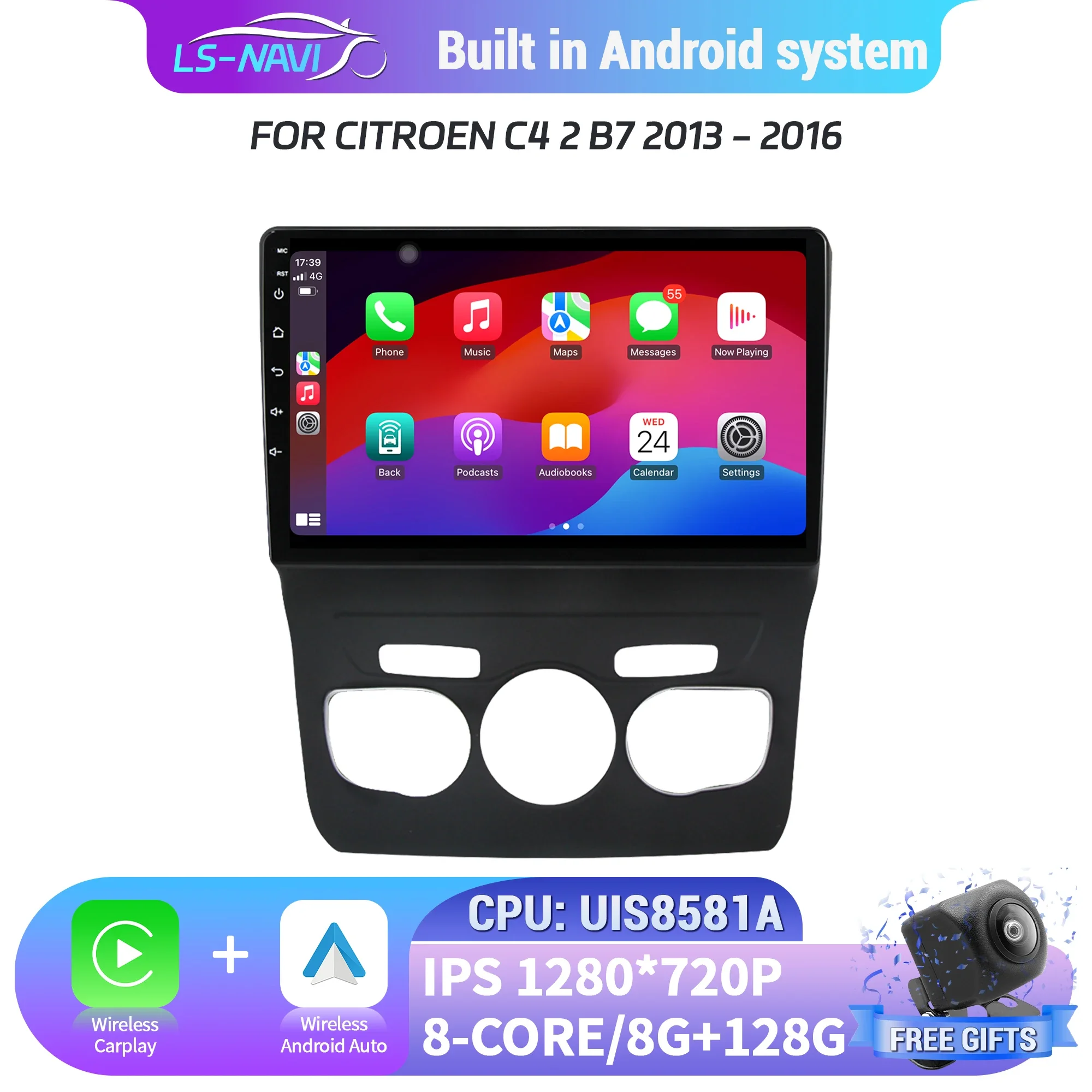 Car Radio For Citroen C4 2 B7 2013-2016 Android 14 Multimedia Navigation 4G GPS Wireless Bluetooth Carplay Stereo Touch Screen
Car Radio For Citroen C4 2 B7 2013-2016 Android 14 Multimedia Navigation 4G GPS Wireless Bluetooth Carplay Stereo Touch Screen