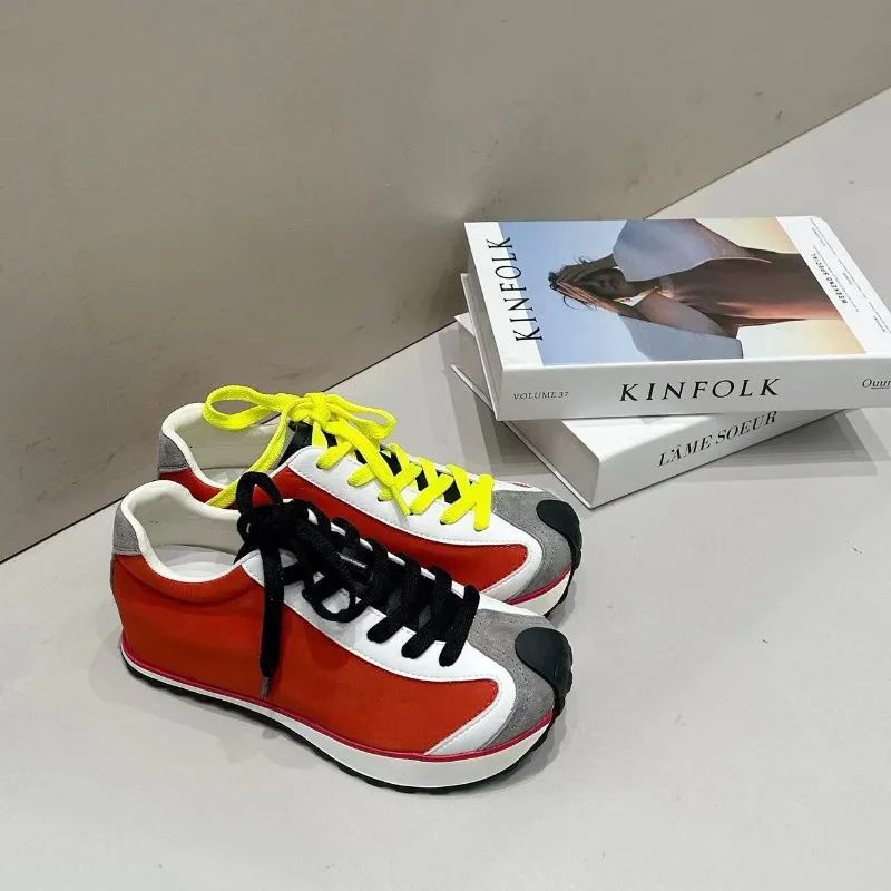 Retro Womens Shoes Exquisite Genuine Leather Chunky Sneakers for Woman Fashion Lace Casual Shoes Designer Shoes Zapatillas Mujer
Retro Womens Shoes Exquisite Genuine Leather Chunky Sneakers for Woman Fashion Lace Casual Shoes Designer Shoes Zapatillas Mujer