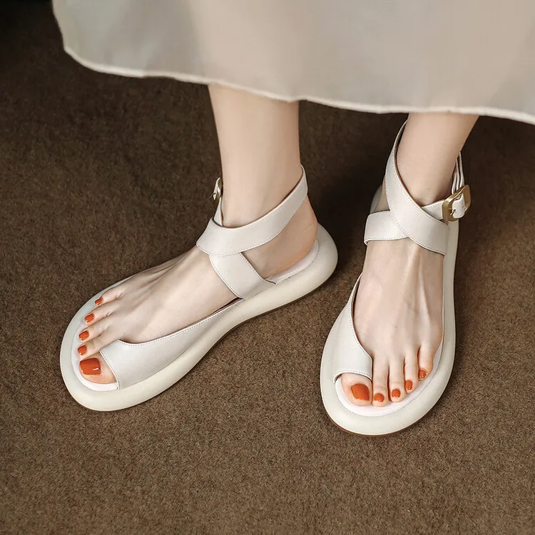 Beige Soft Cow Leather Women Platform Flats Sandals Cross Strap Grey Beach Flip Flops Sandalias Casual Summer Chaussure Femmes
Beige Soft Cow Leather Women Platform Flats Sandals Cross Strap Grey Beach Flip Flops Sandalias Casual Summer Chaussure Femmes