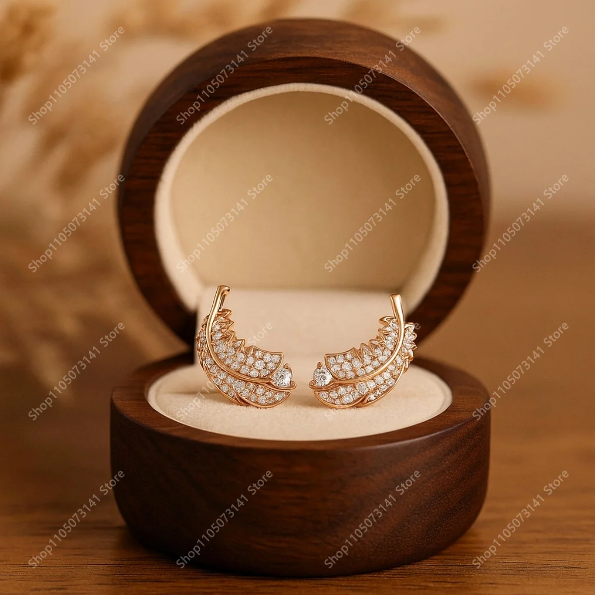 Yumeng Xingmang Feather Earstuds Sparkle Exquisite Fashion Versatile Party Essential High Quality Jewelry - Birthday Gift
Yumeng Xingmang Feather Earstuds Sparkle Exquisite Fashion Versatile Party Essential High Quality Jewelry - Birthday Gift