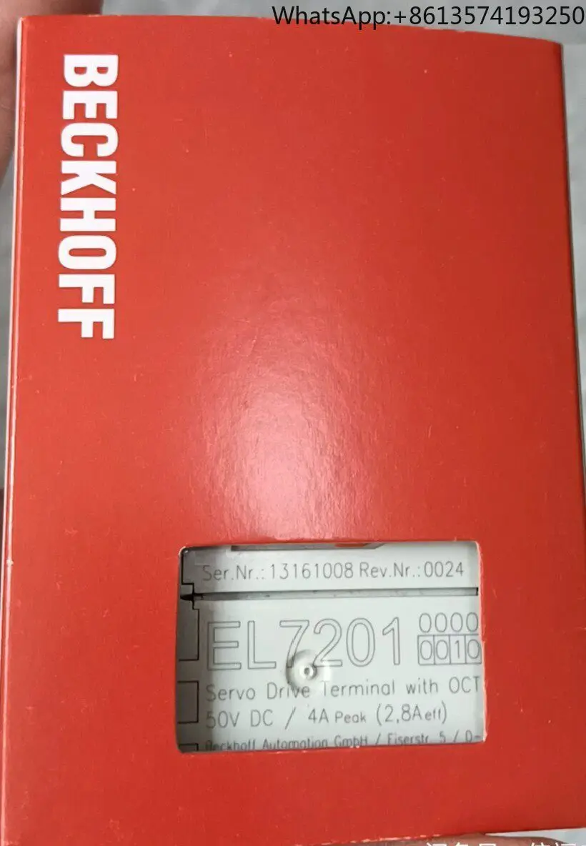 Beckhoff module EL7201-0010 brand new original genuine spot
Beckhoff module EL7201-0010 brand new original genuine spot