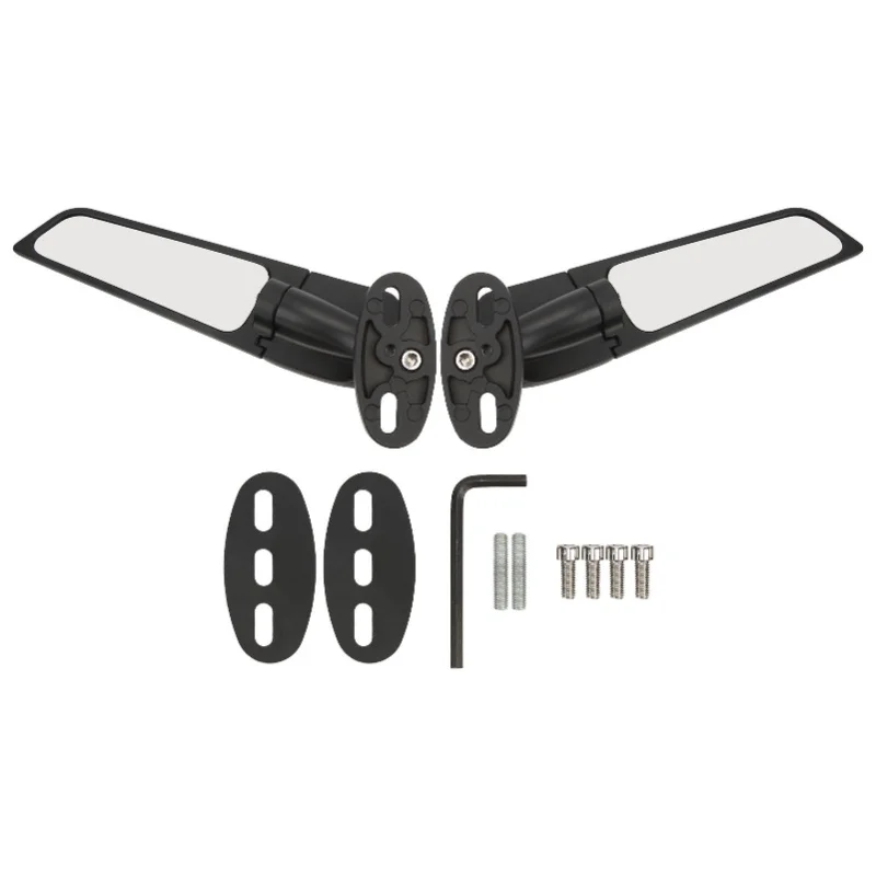 2pcs Motorcycle Wind Wing Mirror Multi Angle Adjustable Rotating Rear View Mirror Replacement For CBR250R CBR300R CBR500
2pcs Motorcycle Wind Wing Mirror Multi Angle Adjustable Rotating Rear View Mirror Replacement For CBR250R CBR300R CBR500
