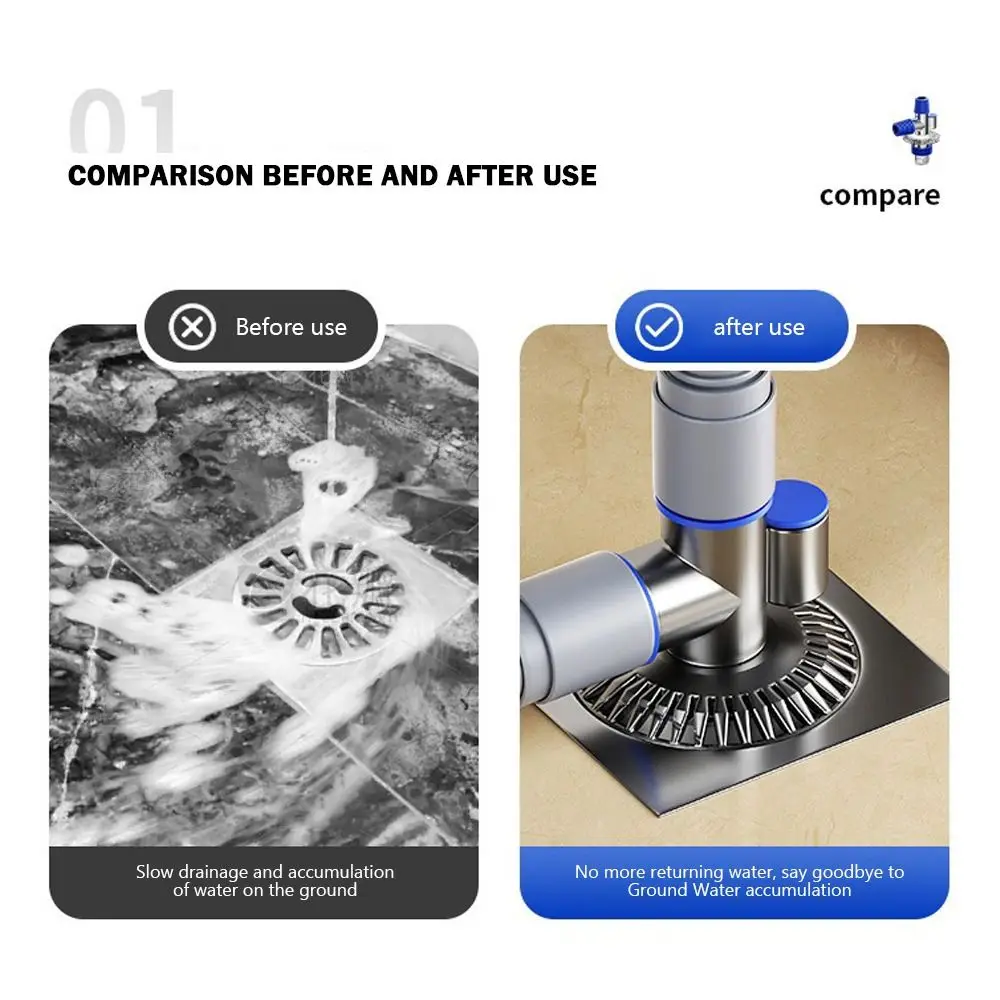 Anti-odor Floor Drain Connector Multi Functional Multi-port Hose Adapter Three-way Drainpipe Connector Washroom Accessories
Anti-odor Floor Drain Connector Multi Functional Multi-port Hose Adapter Three-way Drainpipe Connector Washroom Accessories