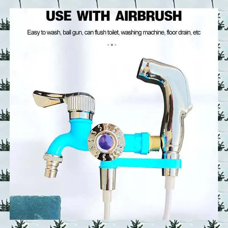 ABLG 1/2Inch Universal Interface Faucet Double Outlet Dual Control Water Tap Home Bathroom Hose Irrigation Connector
ABLG 1/2Inch Universal Interface Faucet Double Outlet Dual Control Water Tap Home Bathroom Hose Irrigation Connector